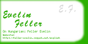 evelin feller business card